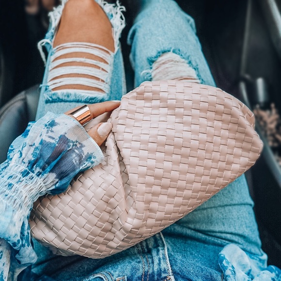 Handbags - Woven crossbody clutch